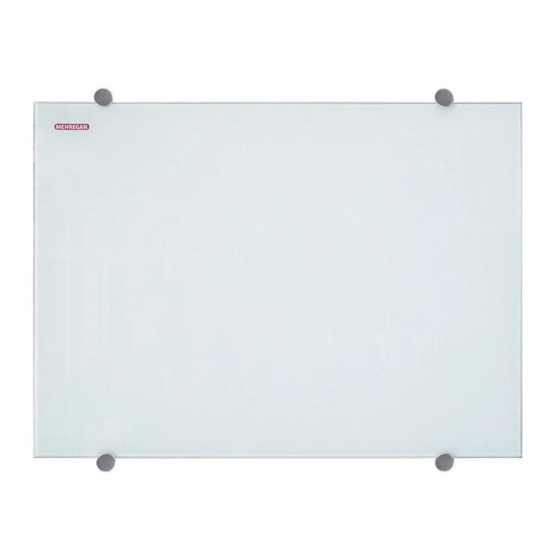 وایت برد شیشه ای بدون فریم مهرگان 50x70